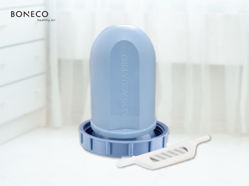 Cục lọc Carbon và Thanh ion bạc trong máy tạo ẩm BONECO có tác dụng gì?