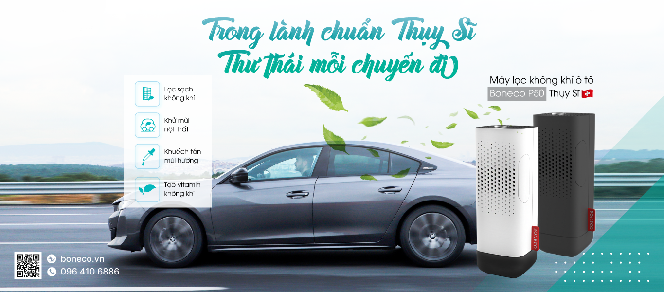 Máy lọc không khí khử mùi ô tô