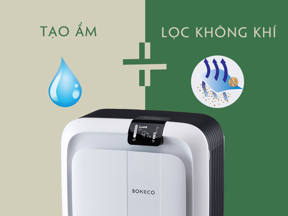 Ưu và nhược điểm của máy lọc không khí kết hợp tạo ẩm