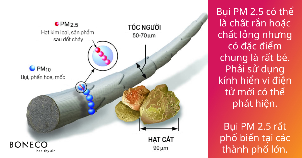 Bụi mịn và tác hại khủng khiếp đến sức khỏe