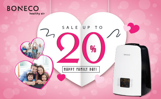 SALE UP TO 20% Ngày Gia Đình Việt Nam cùng BONECO