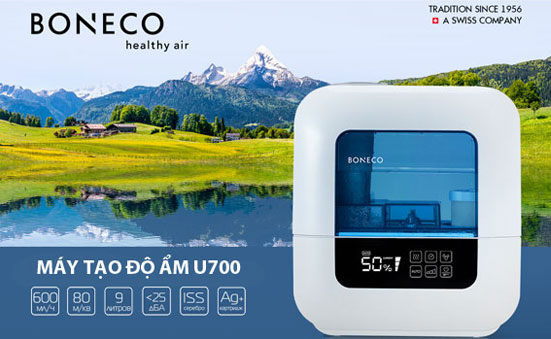[Review] Máy tạo độ ẩm Thông minh BONECO U700